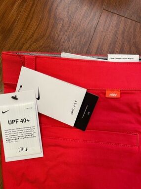 Nike Men’s Dri-FIT Golf Pants (Standard) 38x32 Red